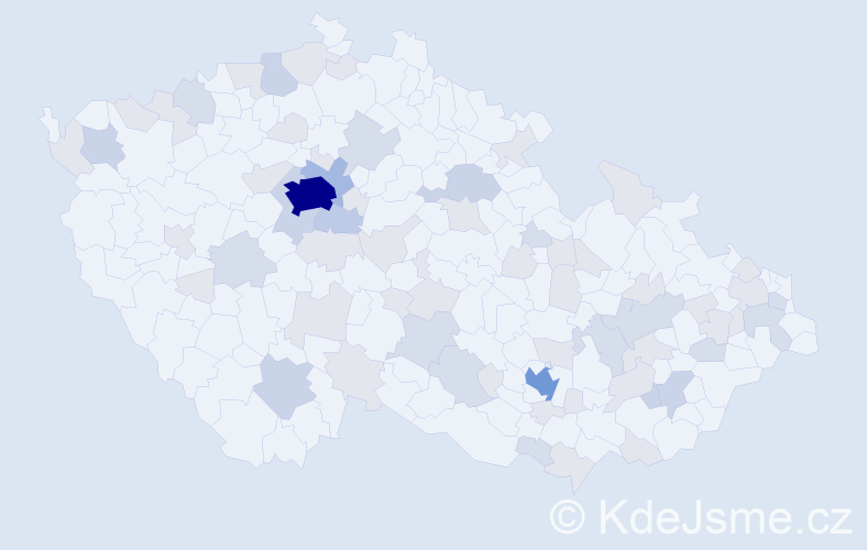 Jméno: 'Lara', počet výskytů 146 v celé ČR