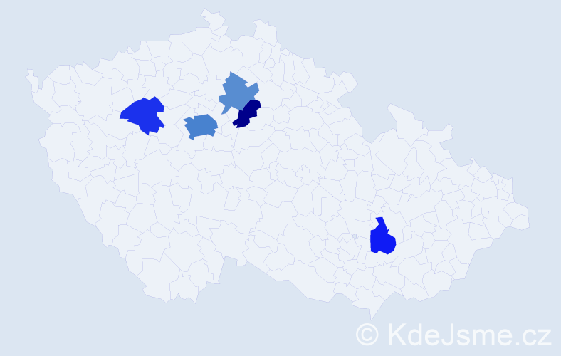Jméno: 'Tayisiya', počet výskytů 13 v celé ČR
