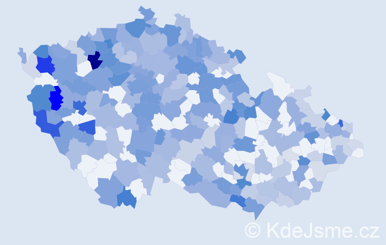 Jméno: 'Slávka', počet výskytů 537 v celé ČR