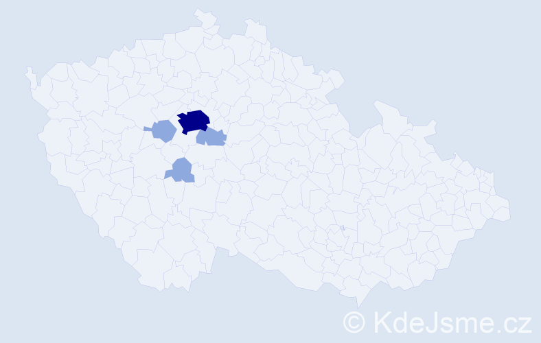 Jméno: 'Matviy', počet výskytů 8 v celé ČR