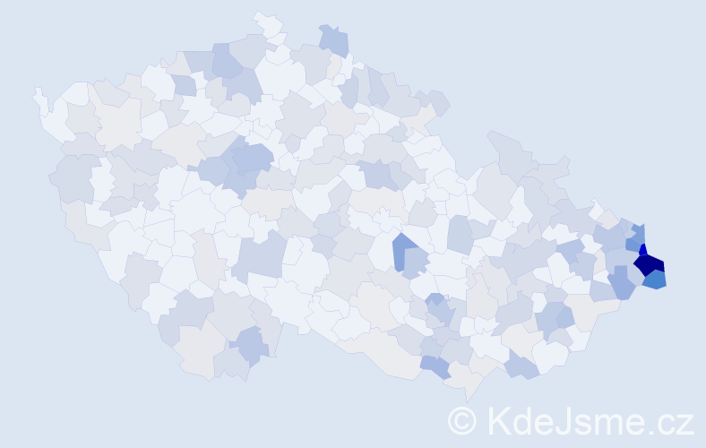 Jméno: 'Edvard', počet výskytů 506 v celé ČR