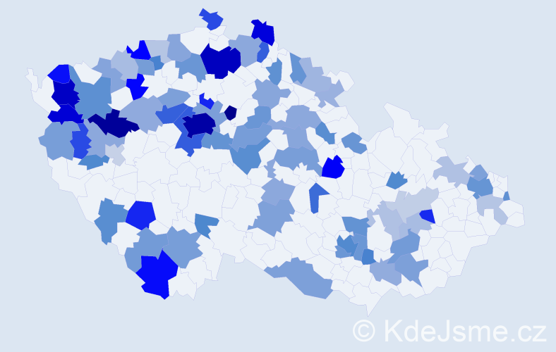 Jméno: 'Fedor', počet výskytů 202 v celé ČR