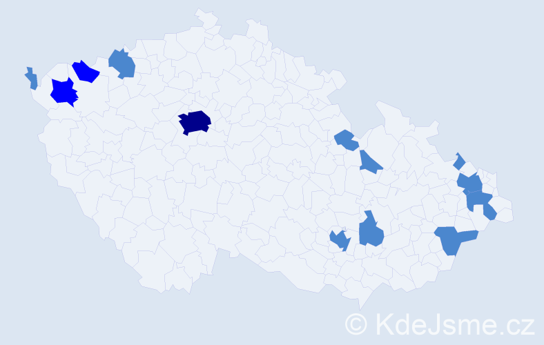 Jméno: 'Kerstin', počet výskytů 17 v celé ČR