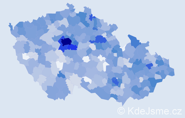 Jméno: 'Mariana', počet výskytů 2047 v celé ČR