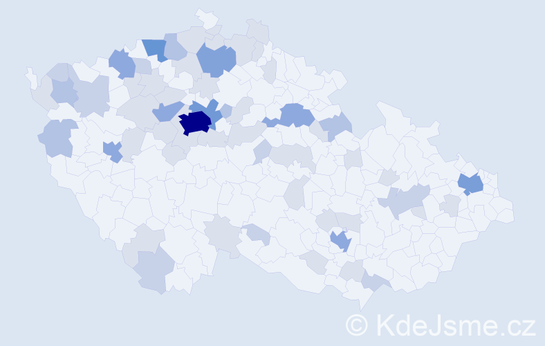 Jméno: 'Vitalij', počet výskytů 139 v celé ČR