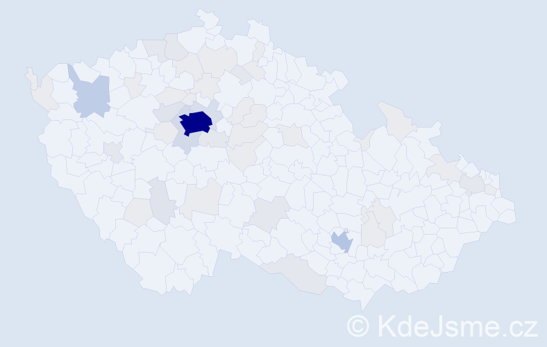 Jméno: 'Alisa', počet výskytů 156 v celé ČR