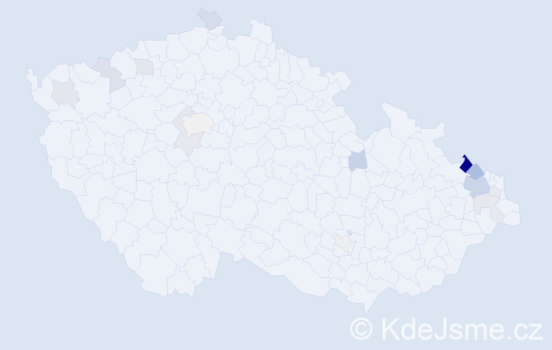 Jméno: 'Adelheida', počet výskytů 32 v celé ČR