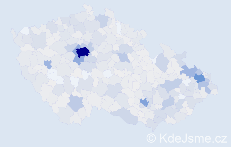Jméno: 'Maxmilián', počet výskytů 2268 v celé ČR