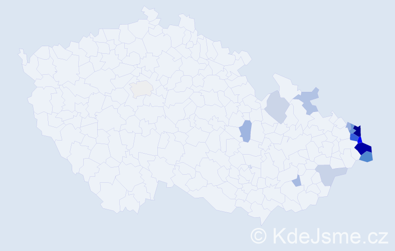 Jméno: 'Lech', počet výskytů 48 v celé ČR