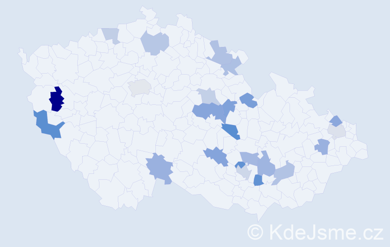 Jméno: 'Blahomil', počet výskytů 28 v celé ČR