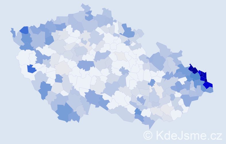 Jméno: 'Hilda', počet výskytů 792 v celé ČR