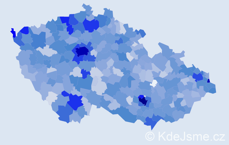 Jméno: 'Nina', počet výskytů 3423 v celé ČR