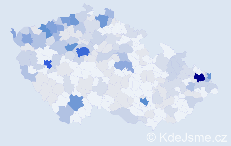 Jméno: 'Koloman', počet výskytů 465 v celé ČR