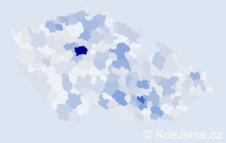 Jméno: 'Blahoslav', počet výskytů 546 v celé ČR