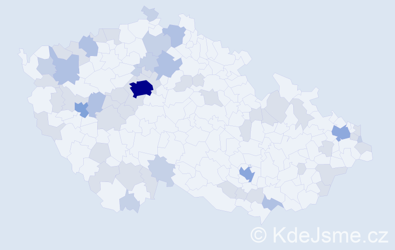 Jméno: 'Slavko', počet výskytů 109 v celé ČR