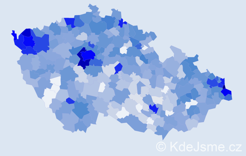 Jméno: 'Natalie', počet výskytů 2136 v celé ČR