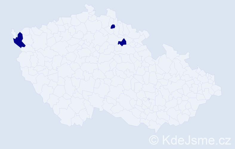 Jméno: 'Dinh The', počet výskytů 3 v celé ČR