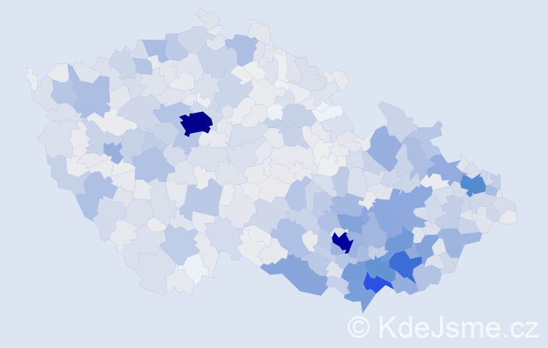 Jméno: 'Josefa', počet výskytů 3267 v celé ČR