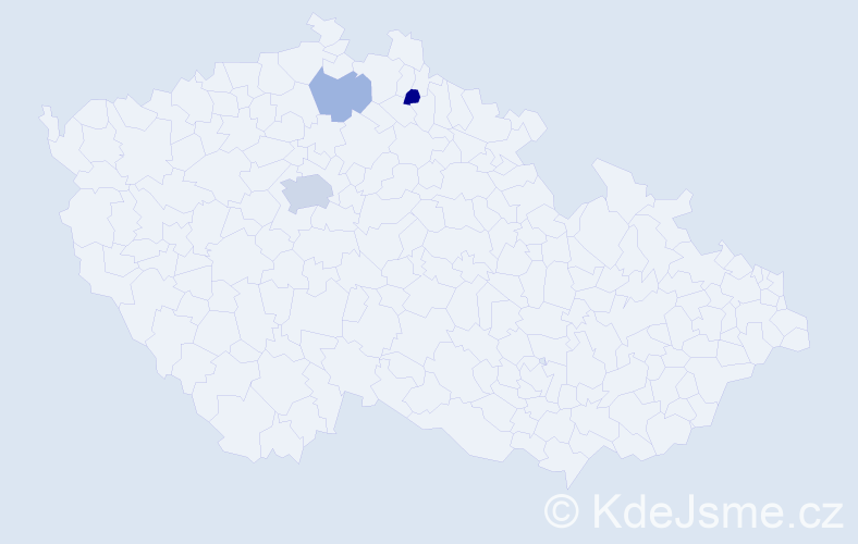 Jméno: 'Artemij', počet výskytů 6 v celé ČR