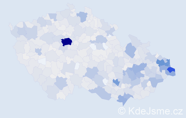 Jméno: 'Žofie', počet výskytů 2648 v celé ČR