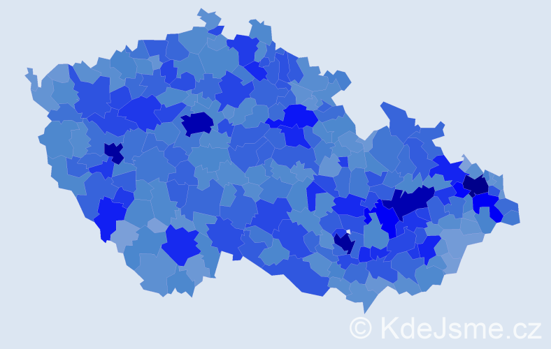 Jméno: 'Libuše', počet výskytů 40209 v celé ČR