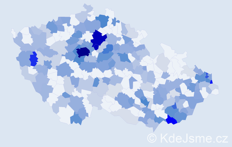 Jméno: 'Branislav', počet výskytů 562 v celé ČR