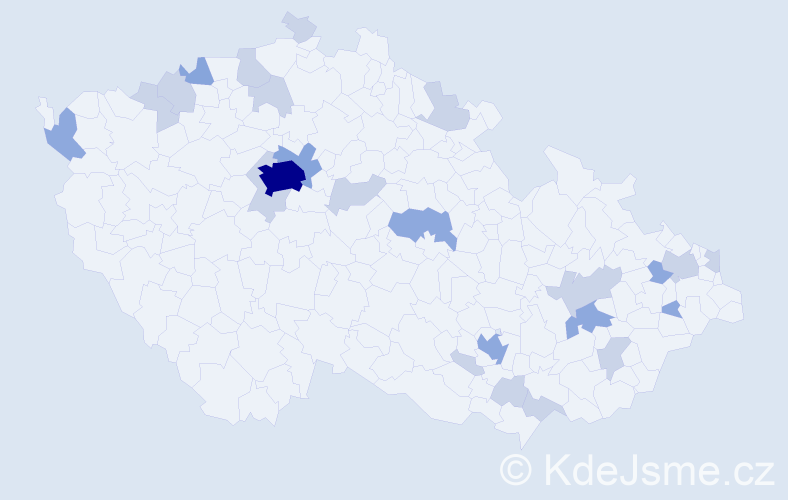 Jméno: 'Branko', počet výskytů 46 v celé ČR