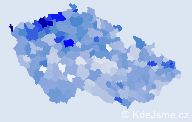 Jméno: 'Andrej', počet výskytů 3110 v celé ČR