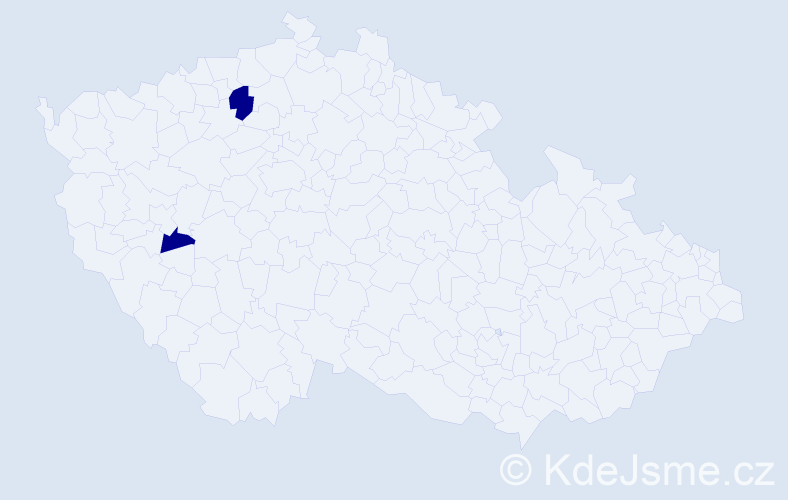 Jméno: 'Aaron Joseph', počet výskytů 2 v celé ČR