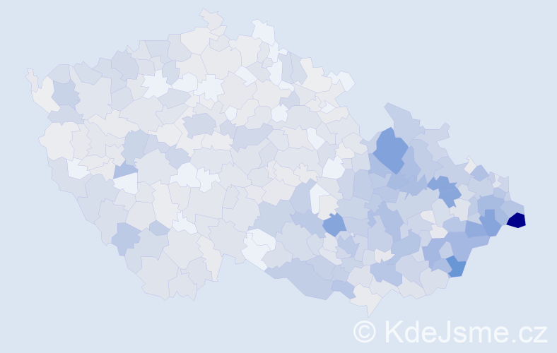 Jméno: 'Aloisie', počet výskytů 1453 v celé ČR