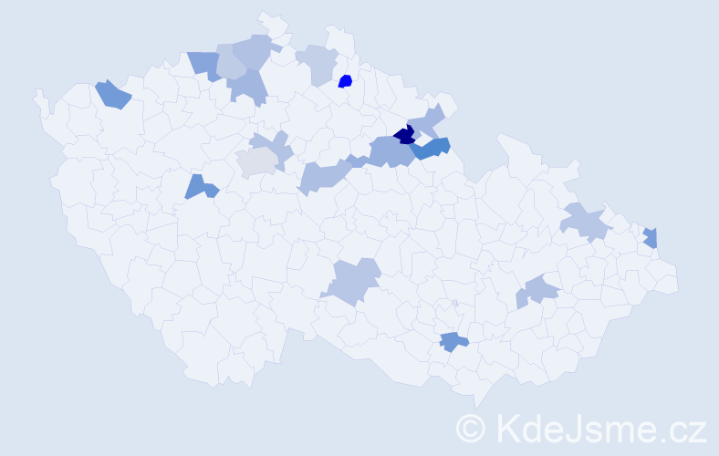 Jméno: 'Arana', počet výskytů 26 v celé ČR
