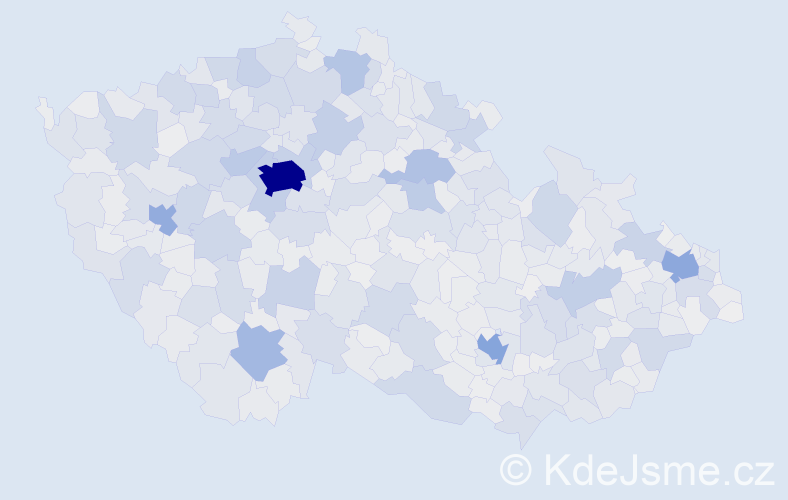 Jméno: 'Milena', počet výskytů 24051 v celé ČR