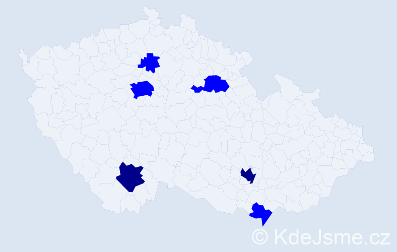Jméno: 'Arton', počet výskytů 8 v celé ČR