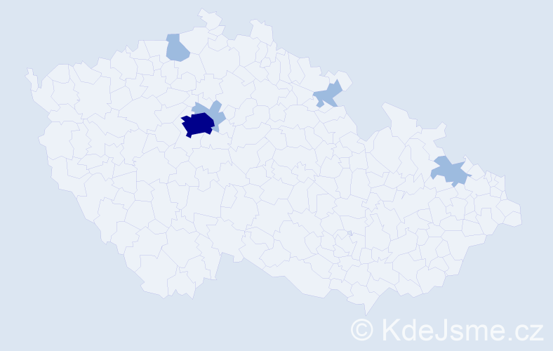 Jméno: 'Reneé', počet výskytů 8 v celé ČR