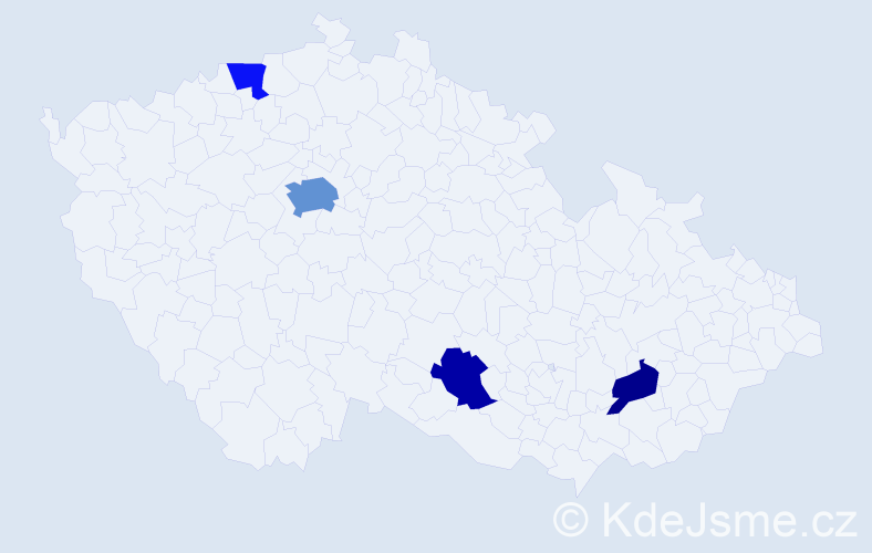 Jméno: 'Thanh Liem', počet výskytů 7 v celé ČR