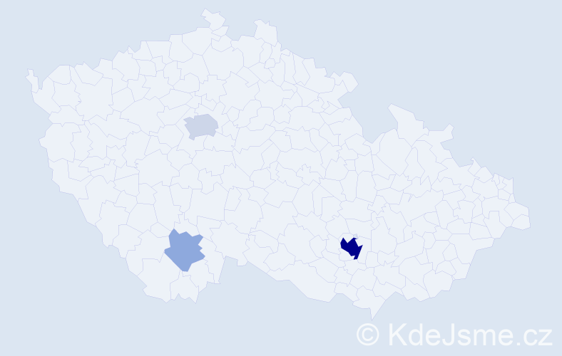 Jméno: 'Eran', počet výskytů 17 v celé ČR