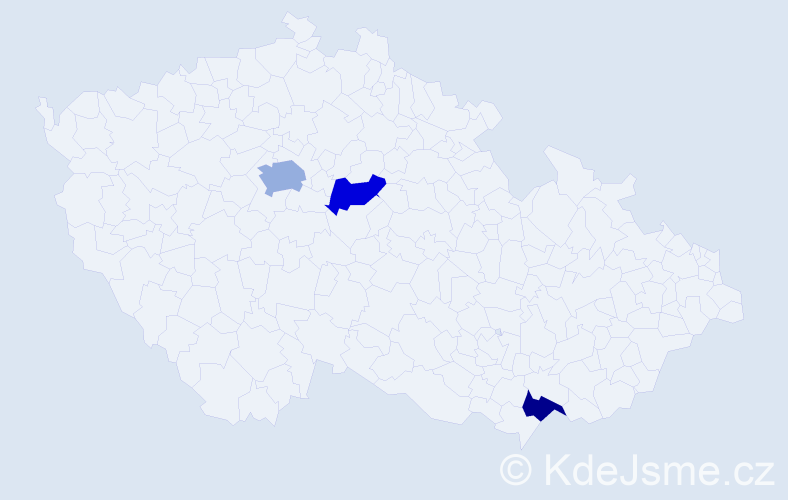 Jméno: 'Aferdita', počet výskytů 4 v celé ČR