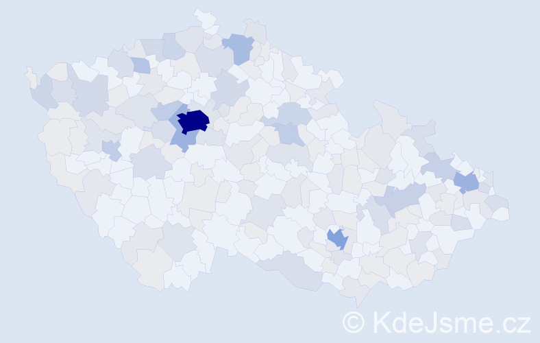 Jméno: 'Sophia', počet výskytů 407 v celé ČR