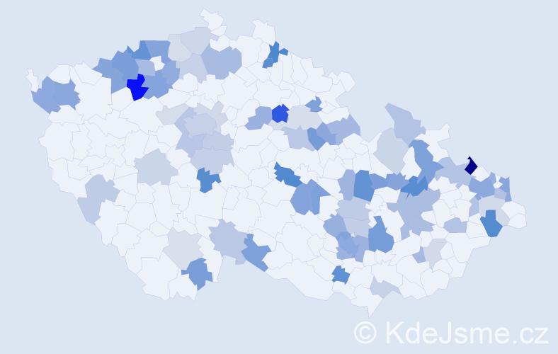 Jméno: 'Janette', počet výskytů 138 v celé ČR