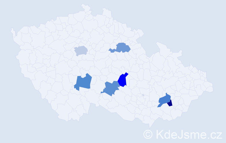 Jméno: 'Ila', počet výskytů 8 v celé ČR