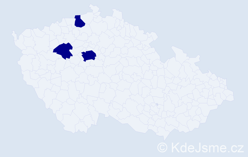 Jméno: 'Daiva', počet výskytů 3 v celé ČR