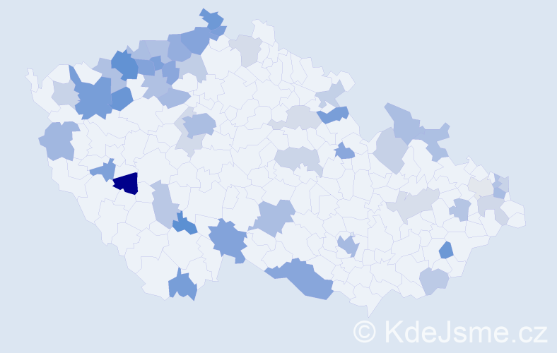 Jméno: 'Marcus', počet výskytů 88 v celé ČR