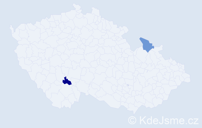 Jméno: 'Markus Michael', počet výskytů 2 v celé ČR