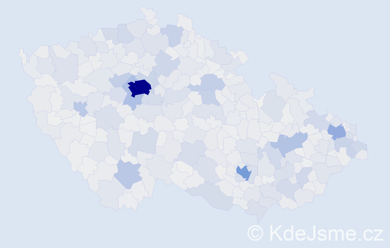 Jméno: 'Ema', počet výskytů 7295 v celé ČR