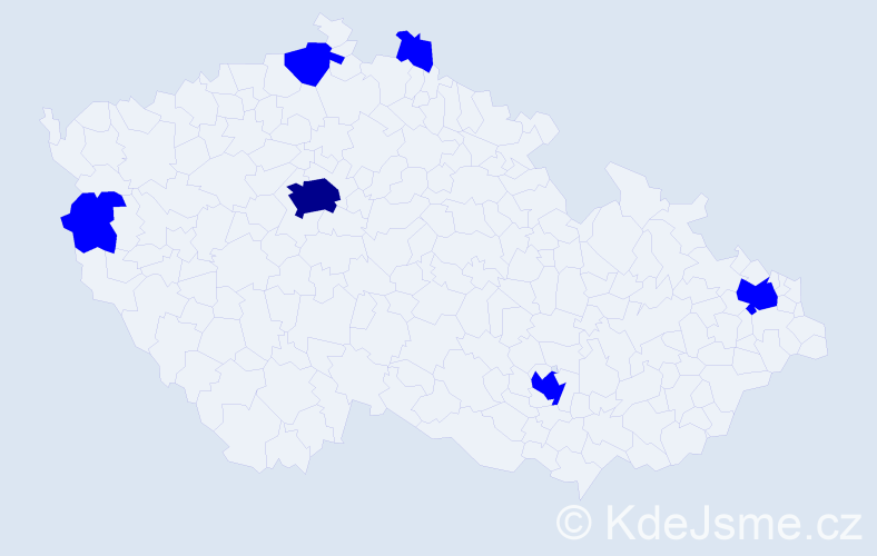 Jméno: 'Quang Minh', počet výskytů 7 v celé ČR
