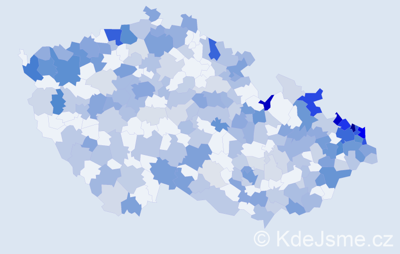 Jméno: 'Katrin', počet výskytů 601 v celé ČR