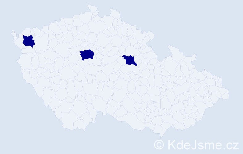 Jméno: 'Quy Don', počet výskytů 3 v celé ČR