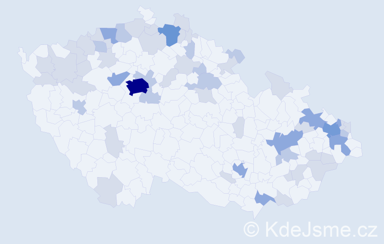 Jméno: 'Nadežda', počet výskytů 113 v celé ČR