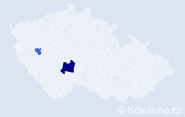 Jméno: 'Max Alexander', počet výskytů 2 v celé ČR