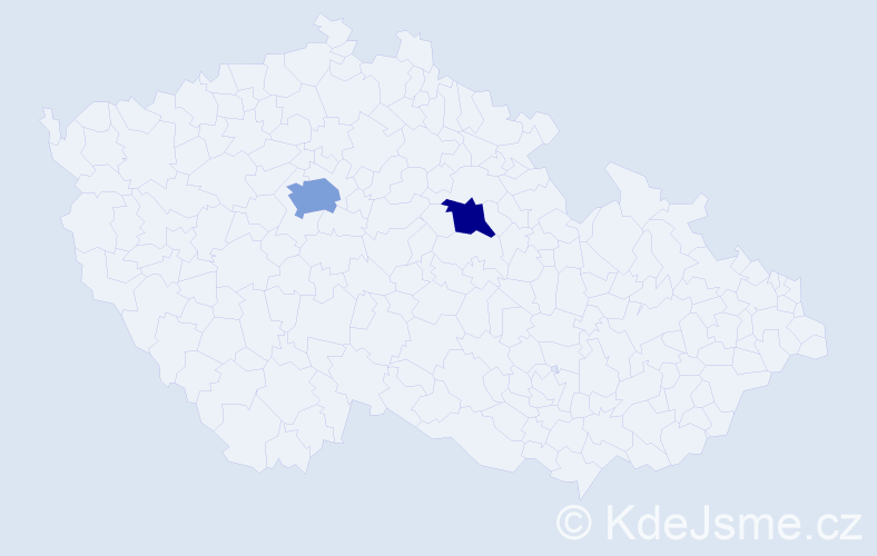 Jméno: 'Kevin Wayne', počet výskytů 3 v celé ČR